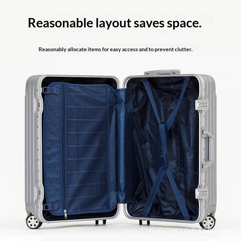 Drop-Resistant All-Aluminum-Magnesium Alloy Luggage For Travel