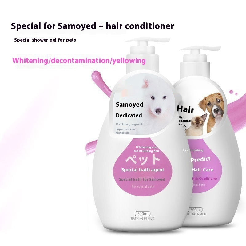 Pet Shower Gel & Shampoo – Breed-Specific Formula for Dogs & Cats | Deodorizing Bath Wash