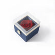 Fashion Acrylic Rotating  Valentine  Rose Jewelry gift  Box