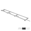 Rail Mill Guide System, 9 Ft Milling Guide, 4 Crossbar Kits Chainsaw Mill Rail Guide, Aluminum Adjustable Saw Mill Rail System Work With Chainsaw Mills For Builders And Woodworkers