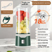 Rechargeable Electric Juicer Cup – Portable USB Blender with 6-Blade & Double Cup | 500ML
