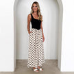 Women's Casual Polka-Dot Slip Dress – Sleeveless Summer Sundress