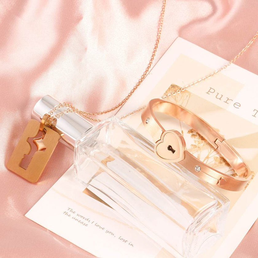 Men And Women Couple Love Lock Alloy Bracelet