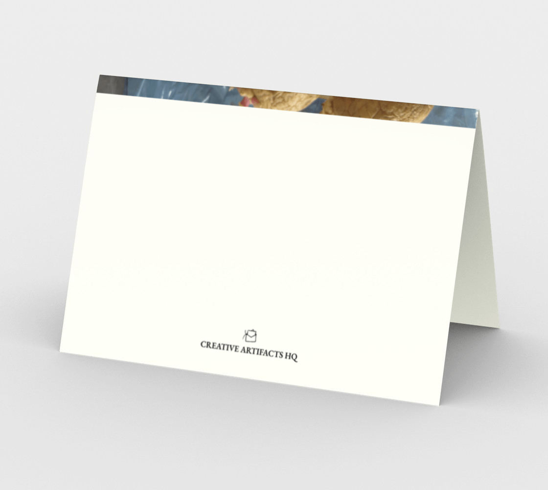 Set of 3 Blank Greeting Cards | 5 x 7 | Potato Flower