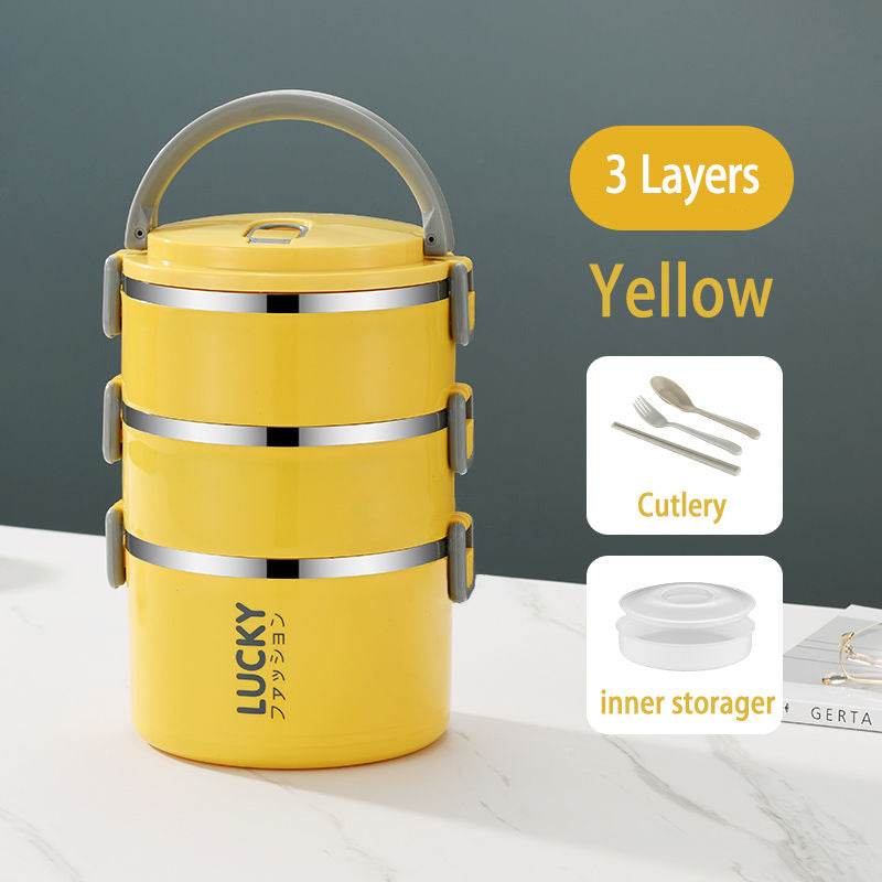 Sealed Multi Layered Thermal Stainless Steel Insulated Lunch box