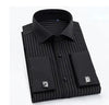 Men's French Cufflinks Dress Shirt – Slim Fit Business Formal Wear | Canada & USA