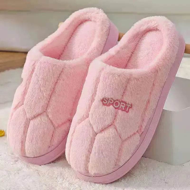 Winter Non-slip Plus Velvet Cotton Slippers