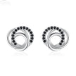Dignified Hollow Multi-circle Zircon Design Earring
