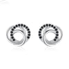 Dignified Hollow Multi-circle Zircon Design Earring