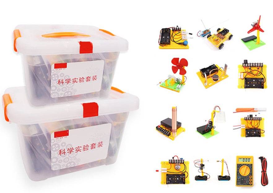 Handmade DIY Electronic Science Experiment Set Students Physical Puzzle