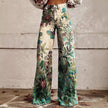 3D Novelty Print Wide Leg Jeans – Loose Fit Graphic Denim Pants