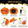 Halloween decorations - 5.9 FT Halloween Inflatable Pumpkin Ghost Outdoor Decorations