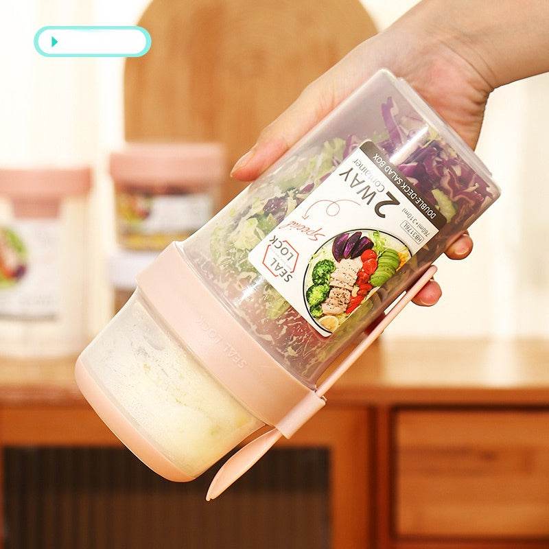 Portable Lock sealed Breakfast Oatmeal Cereal Nut Yogurt Fresh Fruit Salad Cup