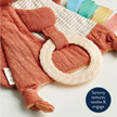 Itzy Ritzy - Fox Bitzy Crinkle™ Sensory Toy with Teether