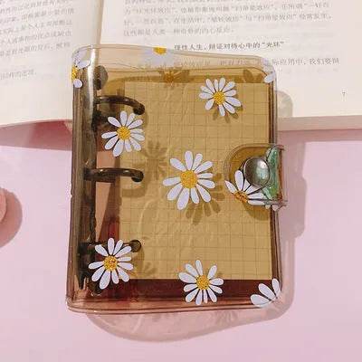 Kawaii Mini 3 Hole Daisy Notebook Planner Organizer Binder