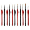 Gouache Oil Painting Watercolor Hand-painted Crochet Pen Paint Brush Miniature and Micro Detail Paint Brush, Triangular Grip Handles Art Brushes For  Acrylic Painting