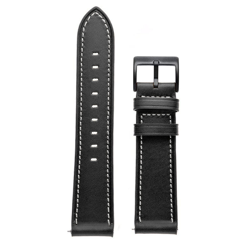 Leather Watch Strap for Amazfit GTR3 Pro / GT3 Pro — 20mm & 22mm Universal Fit
