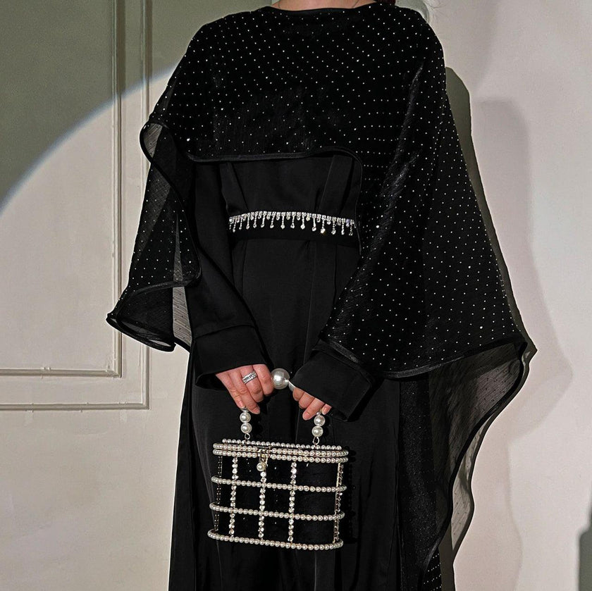 Women's Muslim Clothing Simple Cloak Robe Starry Robe