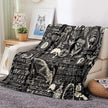 Halloween Witch Blanket Flannel Blanket