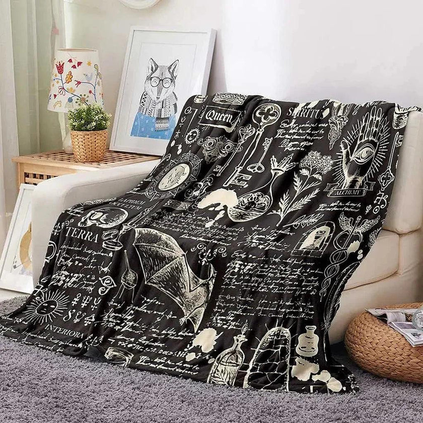 Halloween Witch Blanket Flannel Blanket
