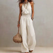 European And American Women's Backless Jumpsuit