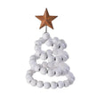 Creative Wooden  DIY Twine Wooden Bead Christmas Tree decorations Ornaments