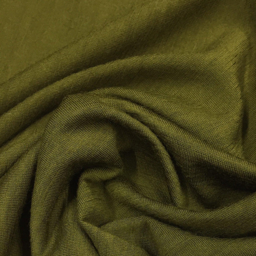Merino Wool Jersey Knit Fabric: Lightweight Apparel, Base Layers - Made in Australia