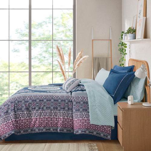 9pcs Queen bed set Boho Comforter Full bedding sets