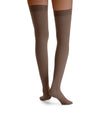 JOBST Opaque Compression Stockings 30-40 mmHg Thigh High Silicone Dot Band Closed Toe