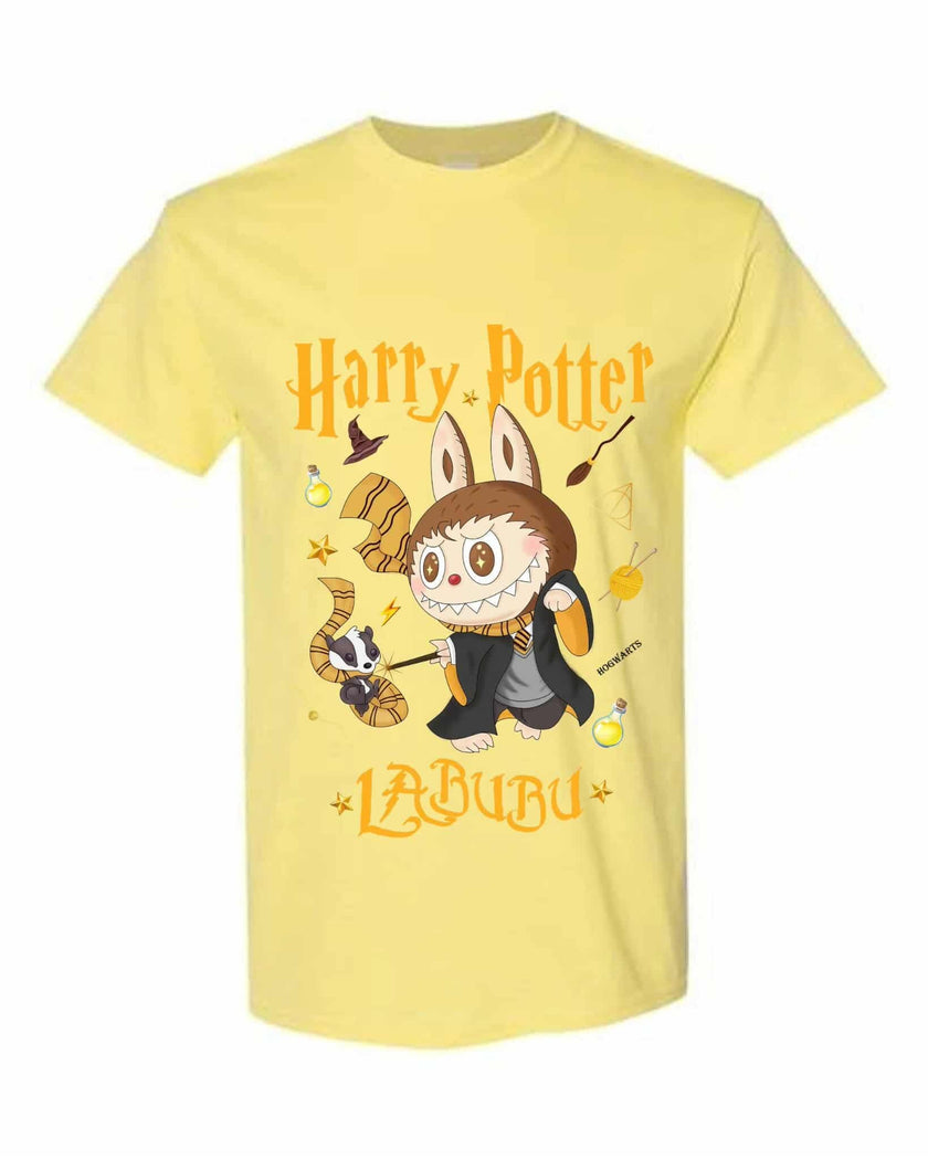 [Kid size] Harry Potter Labubu Kids T-Shirt – Cute Wizard Graphic Tee, 100% Cotton