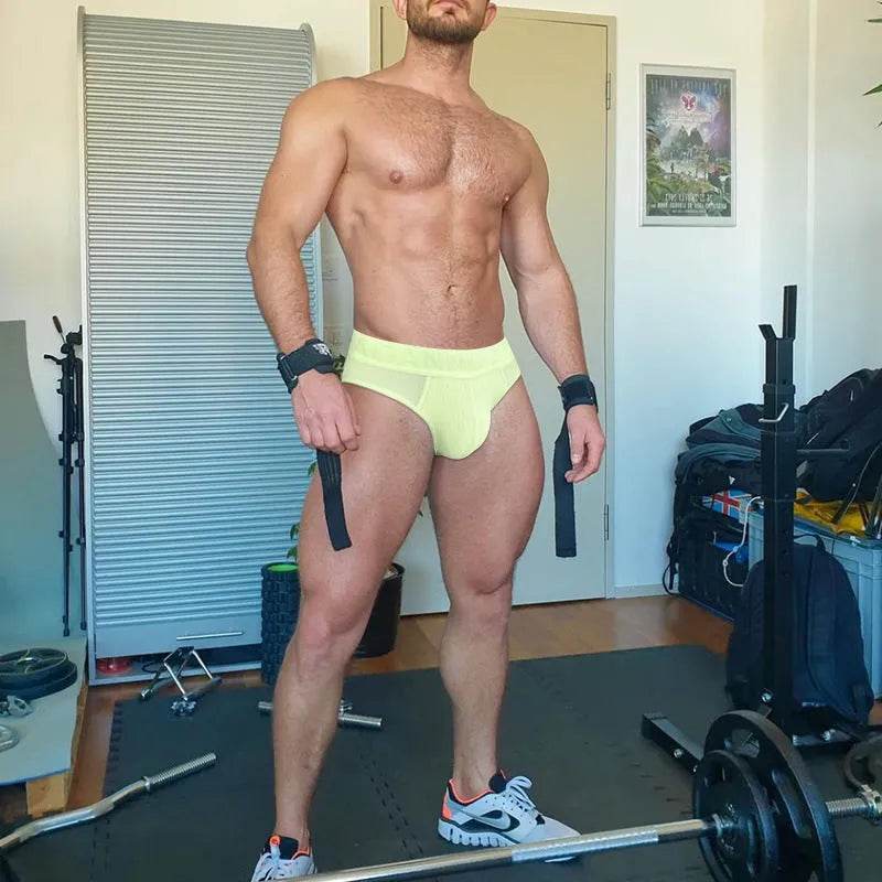Men's Briefs Sexy And Breathable Embossed Pattern