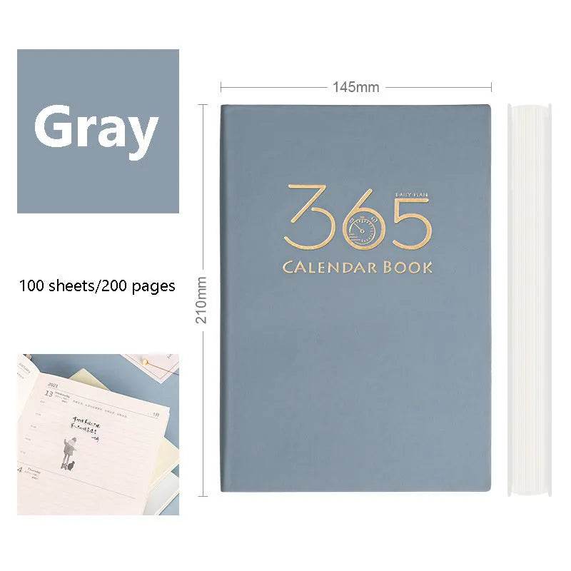 365-day Daily Planner Self-discipline And Clock-in Student Journal Notebook