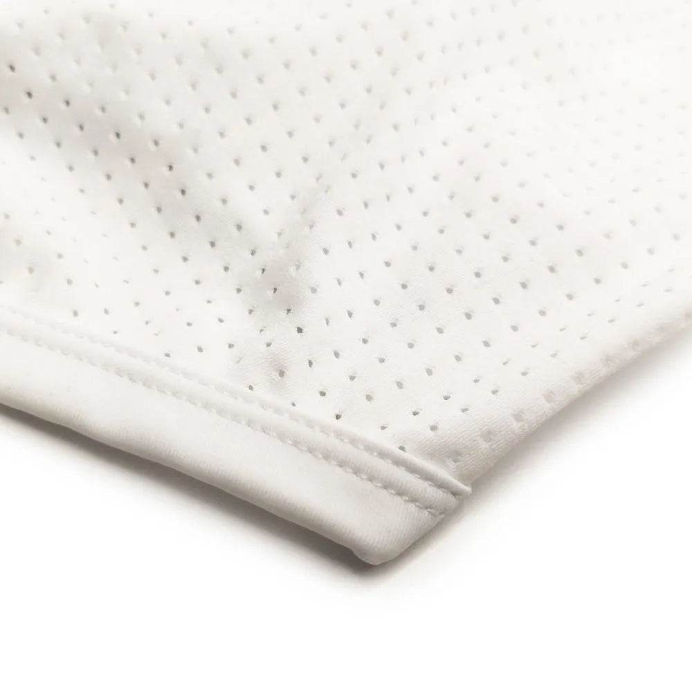 Mesh Stitching White Swim Briefs Boxer underwear men