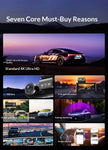 4K Dual Dash Cam with WiFi & GPS – Front and Rear Car Dashboard Recorder for Canada & USA