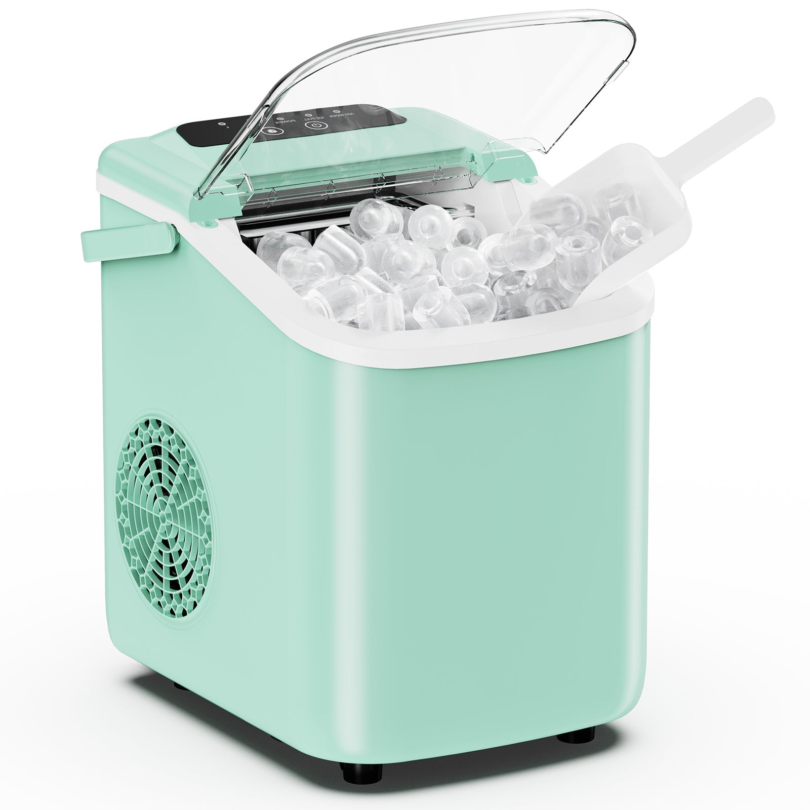 Countertop Ice Maker Machine – 9 Ice Balls in 6–8 Min, 26 lbs/Day, 4 Colors