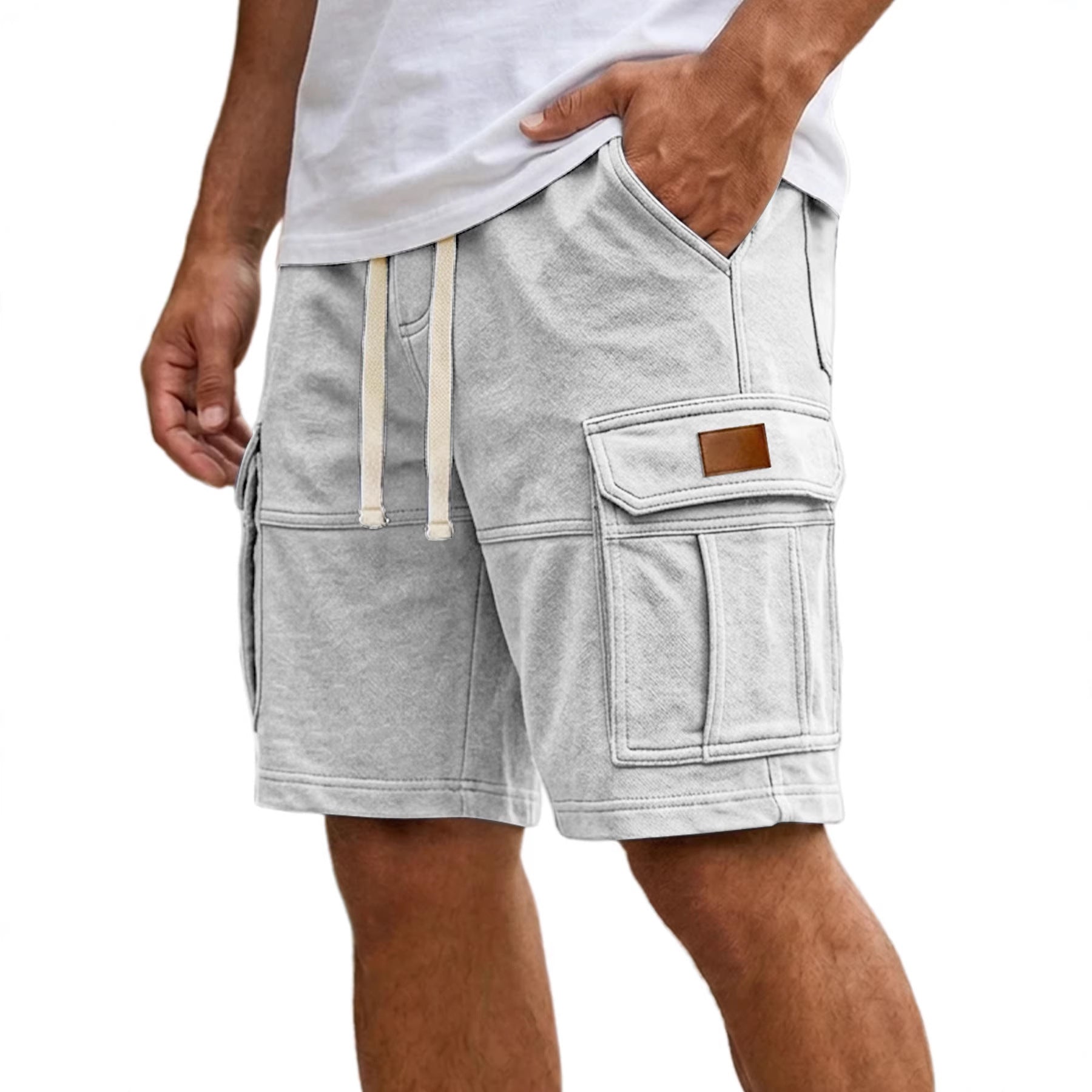 Men's Cargo Shorts with Pockets – Casual Summer Vacation Shorts