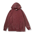 Unisex Teen Waxed Washed Distressed Hoodie Sweatshirt Pullover top