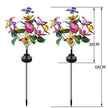 Solar Butterfly Courtyard Light Led Landscape Pathway Lighting