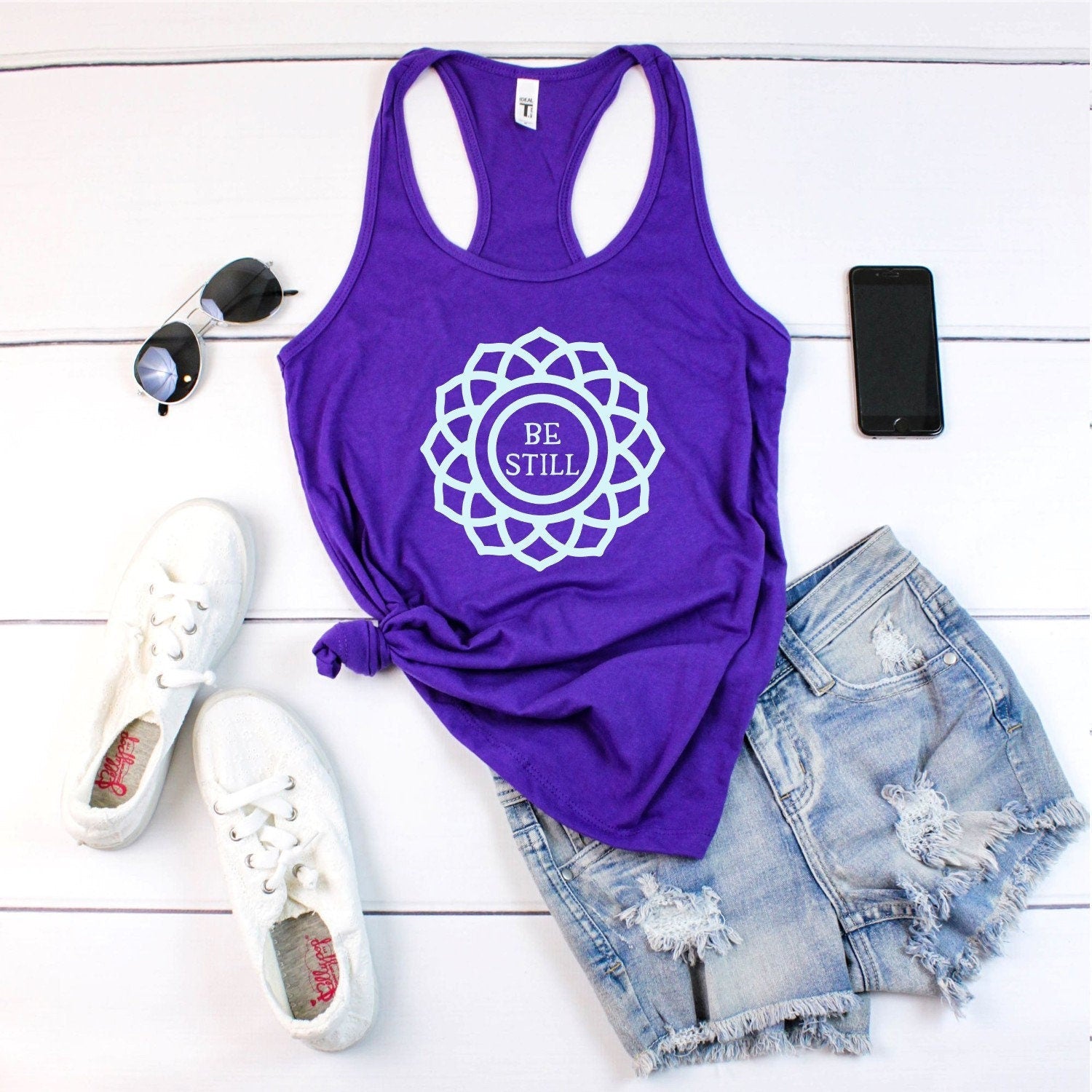 Be Still Mandala Yoga Tank Top