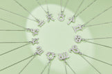 Leo Zodiac Moissanite Necklace Pendant – S925 Silver, GRA Certified | Platinum Plated