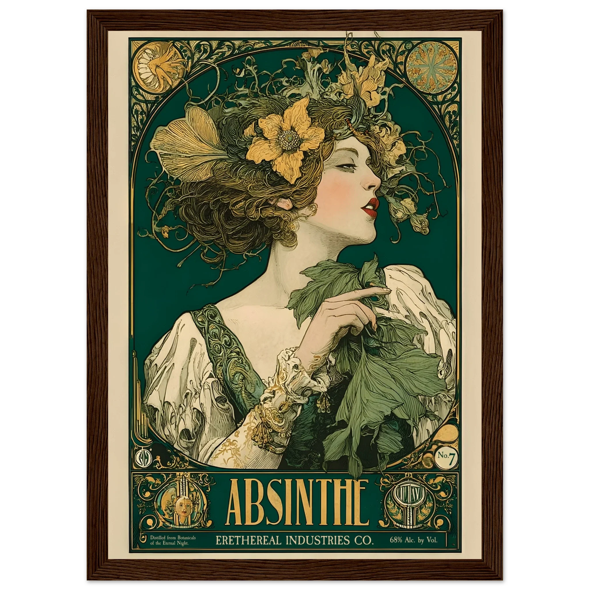 L’Absinthe d’Ombre - Poster & Framed Print