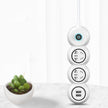 USB Power Strip Extension Cord, 3 or 4 Outlets, 1.8m or 2.8m, White and Pink