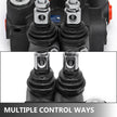 Hydraulic Valve 2 Spool Hydraulic Directional Control Valve 11gpm Hydraulic Control Valve Double Acting For Tractors Loaders Tanks