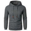 Men's Jacquard Sweatshirt Long-sleeved Hoodie Warm Color  Sports Pullover Top