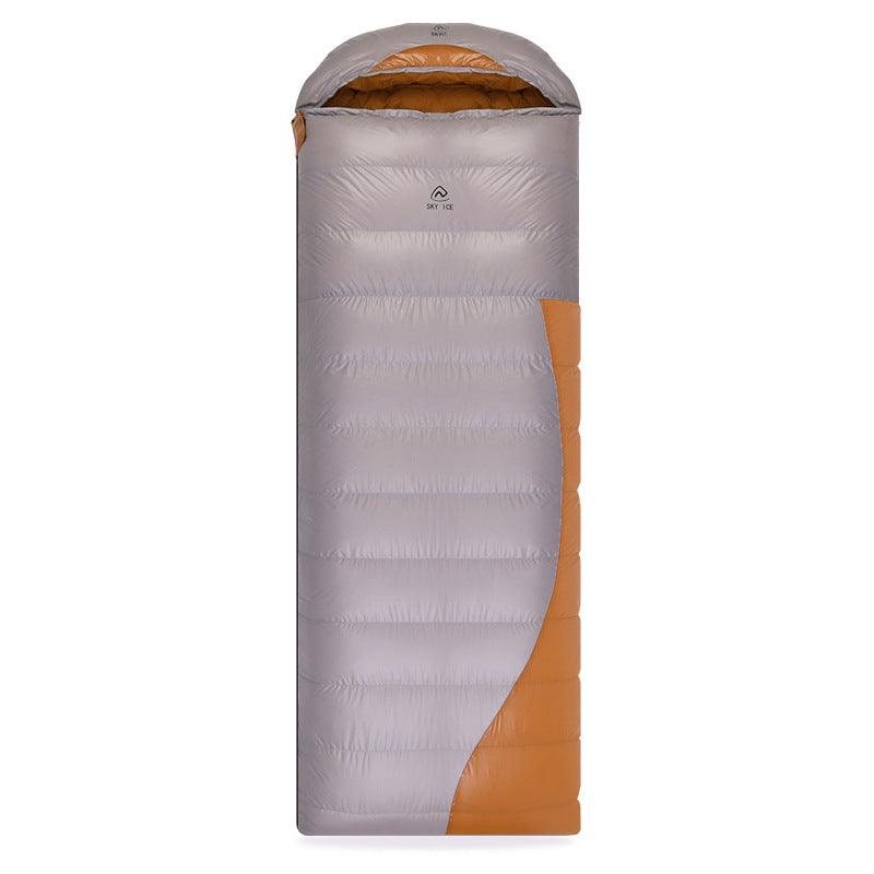 Adult Goose Down Envelope Sleeping Bag – Lightweight Winter Camping Sleeping Bag