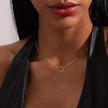 Stainless Steel Paperclip Twist Necklace
