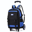 Kids Large Capacity Trolley School Backpack with Wheels – Primary School Pull Rod Bag
