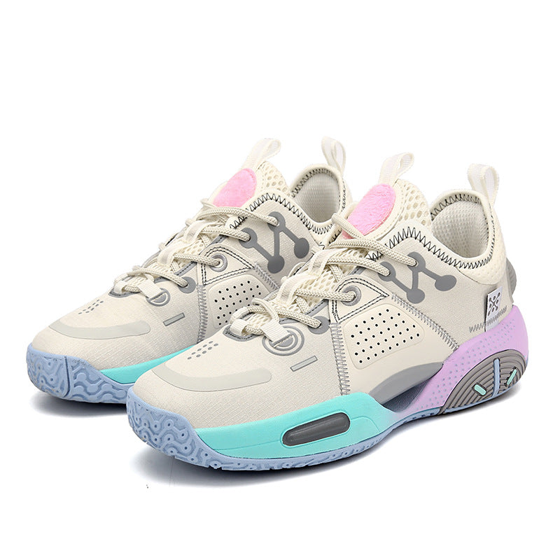 Men's Cotton Candy Basketball Sneakers – Chunky Fashion Sport Shoes