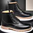 Men's British Martin Boots – High-Top Business Casual Leather Shoes