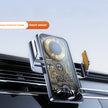 Transparent Car Phone Holder with Smart Sensing & 15W Wireless Charging